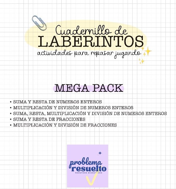 Producto - MEGA PACK DE LABERINTOS