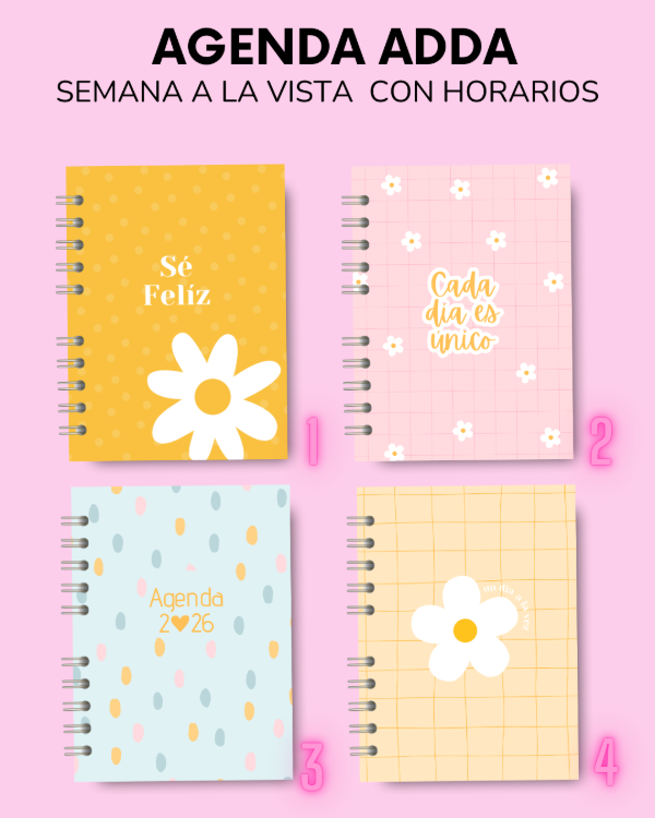 Producto - AGENDA ADDA - semana a la vista 2026