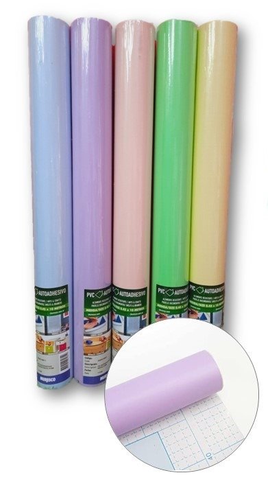 Producto - ROLLO PVC ADH. 10m. PASTEL Color / Por metro