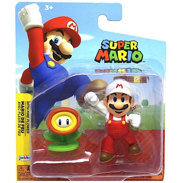 Producto - Super Mario World of Nintendo Mini Figura Con Accesorio Mario Fire