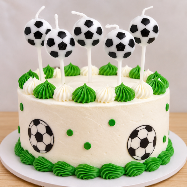 Producto - Set Velas x 5 - Pelotas de futbol - 0