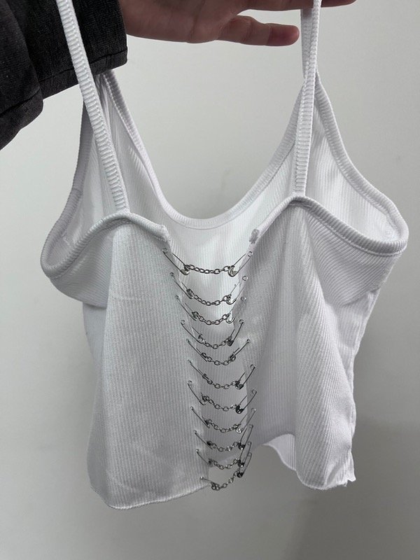 Producto - Top estilo corsette cadena (espalda)