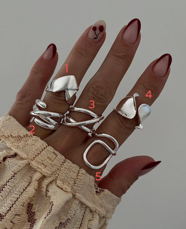 Producto - Anillos de Acero Blanco