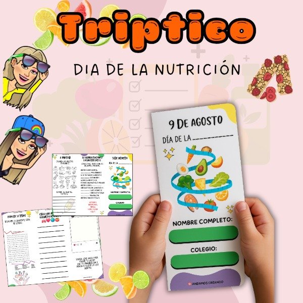 Producto - TRÍPTICO. DÍA DE LA NUTRICIÓN
