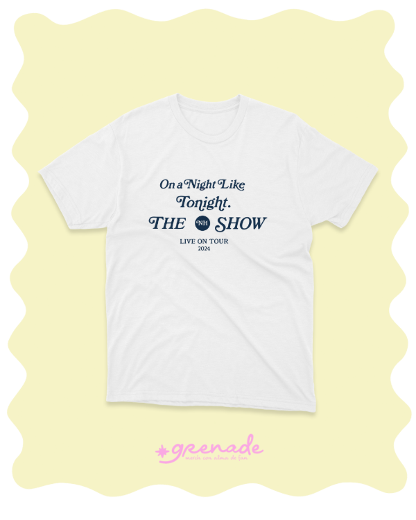 Remera "on a night like tonight"