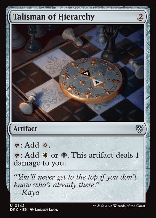Producto - Talisman of Hierarchy #142  Aetherdrift Commander