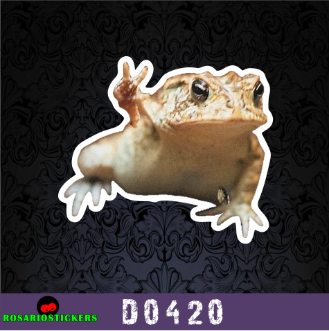 Producto - D0420 - Rana haciendo signo de Paz Victoria