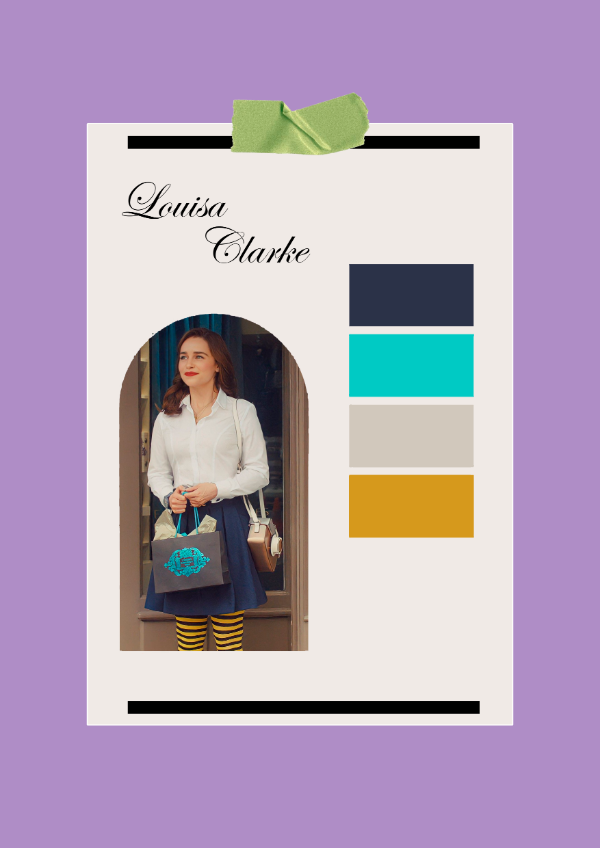 Producto - poster personajes: louisa clarke