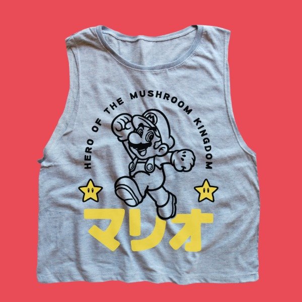 Producto - Musculosa Dama - Mario Bross