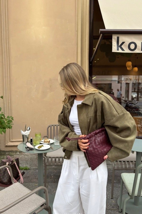 Producto - Campera bomber de gamuza importada