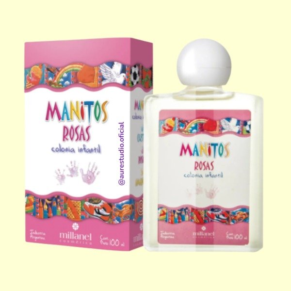 Producto - COLONIA MANITOS ROSAS ENVASE DE VIDRIO