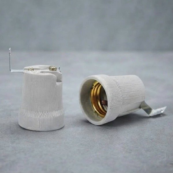 Producto - Portalámparas Cerámico E27 - 2