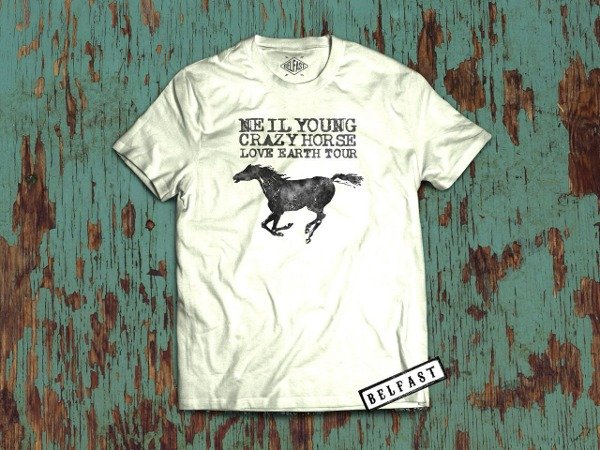remera neil young crazy horse love earth tour