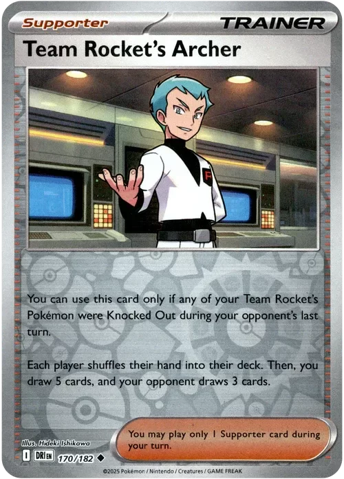 Producto - Team Rocket's Archer - 170/182 - Destined Rivals - Reverse Holo
