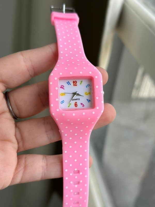 Producto - Reloj de dama lunares Rosa femenino 40ml