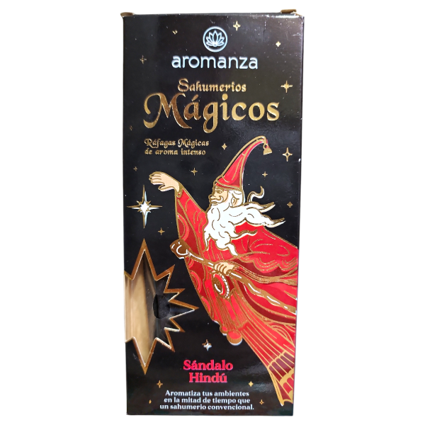 Producto - SAHUMERIOS AROMANZA MÁGICOS - 10 VARILLAS - SÁNDALO HINDÚ