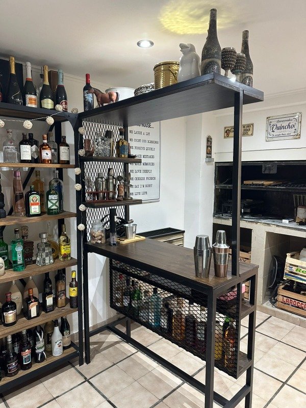 Producto - Barra desayunador Extesible con Techo  Estilo Industrial