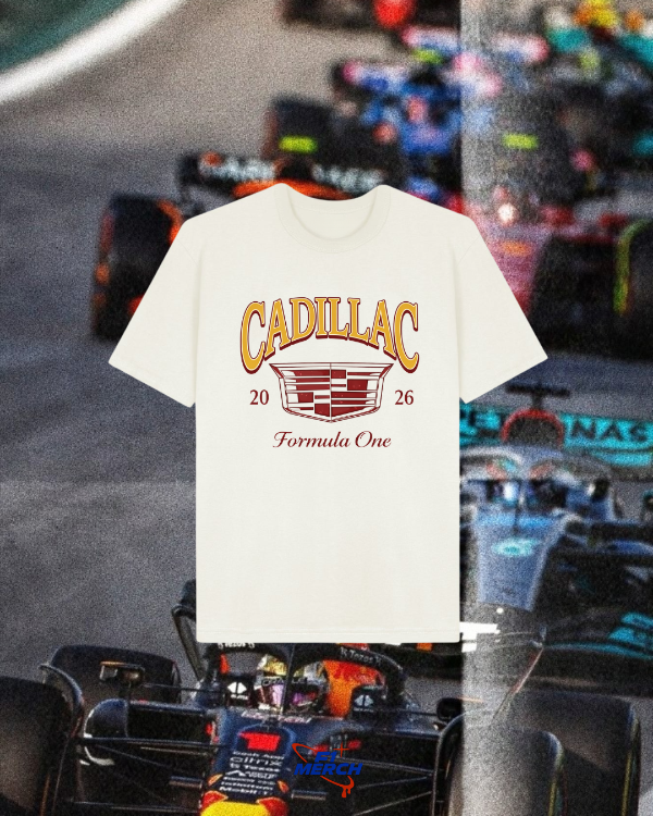 Producto - Remera cremita Cadillac logo