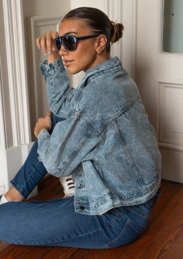 Producto - CAMPERA VERONA AZUL NEVADO CINTURA - 2
