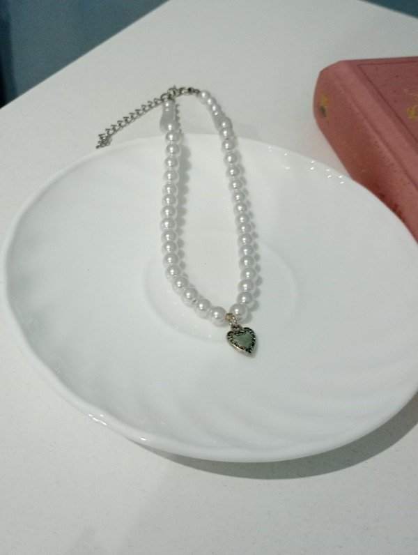 Producto - Collar Perlas Corazón Mini