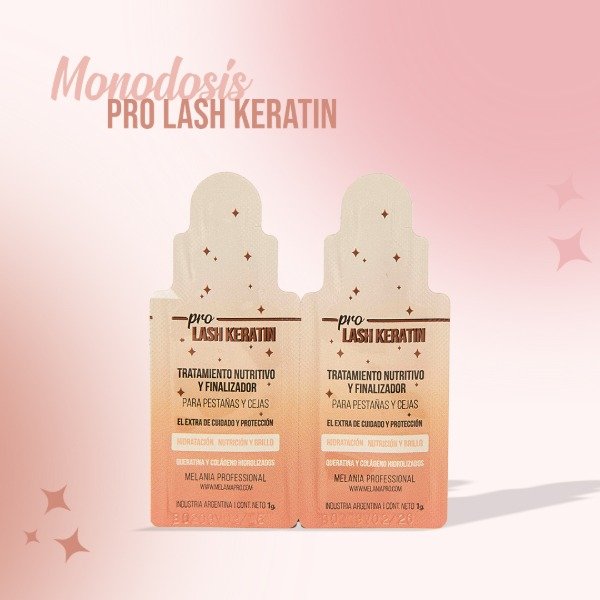 Producto - Tratamiento nutritivo Lash Keratin MONODOSIS x2 Melania