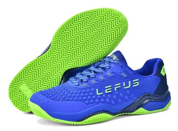Producto - Zapatilla Deportiva Indoor Azul/Amarillo