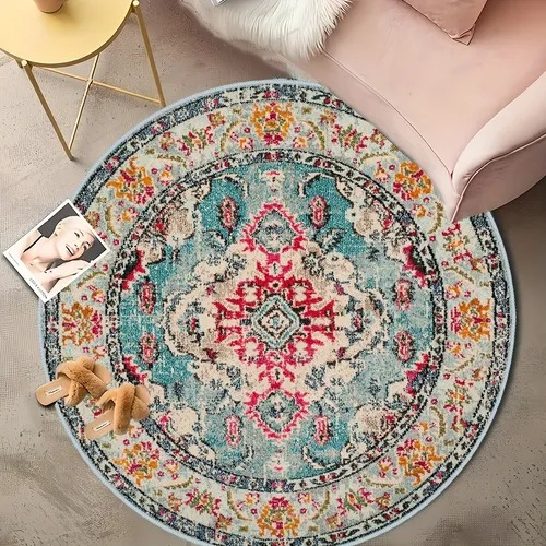 Producto - ALFOMBRA REDONDA DE 6MM EN LANA DE CASHMERE 140CM DIAMETRO