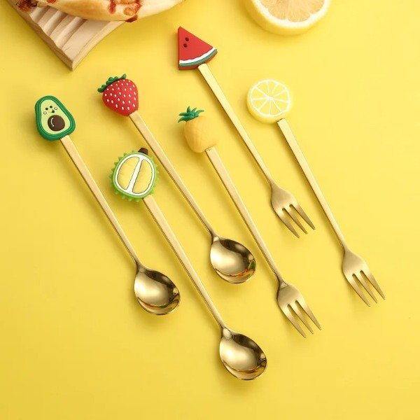 Producto - SET CUCHARA / TENEDOR FRUTA