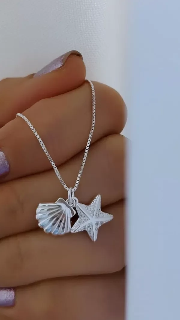 Producto - Conjunto Estrella y concha de mar
