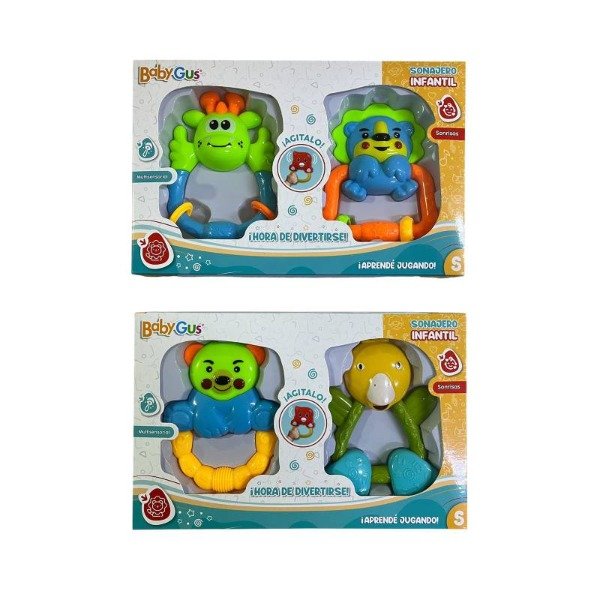 Producto - 51161 - Set de 2 sonajeros