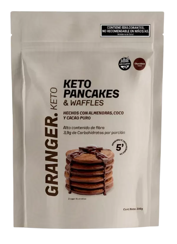 Producto - Pancakes keto sabor chocolate 200gr GRANGER