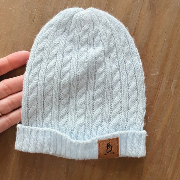 Producto - Gorrita Lana Celeste