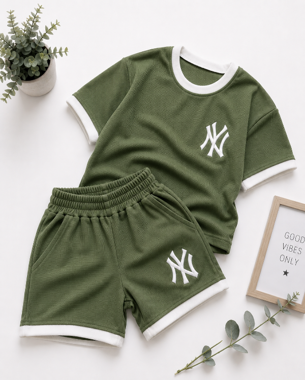 Producto - CONJUNTO LOGAN VERDE (REMERA + SHORT)