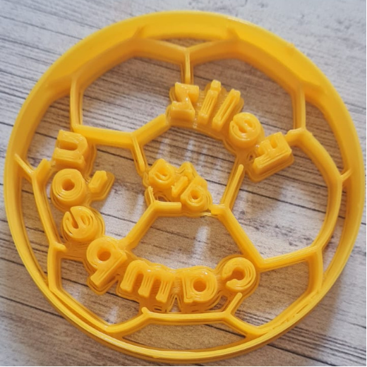 Producto - CORTANTE MARCADOR PELOTA FELIZ CUMPLE CAMPEON