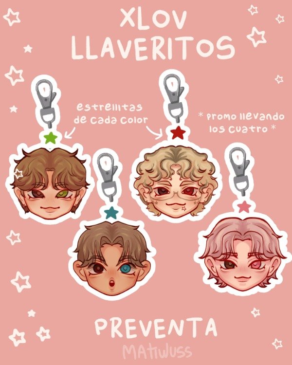 Producto - [PREVENTA ] llaveros XLOV