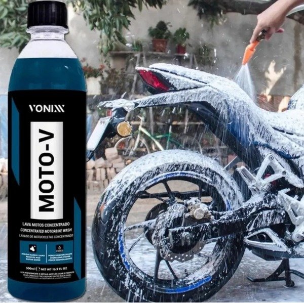 Producto - MOTO-V VONIXX LAVA MOTO Y MOTOR SHAMPOO CONCENTRADO 500 ml