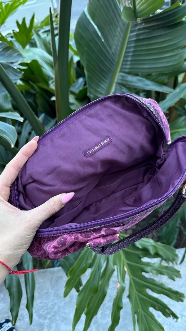 Mini bag Victorias Secret cheetah violet — imagen 5