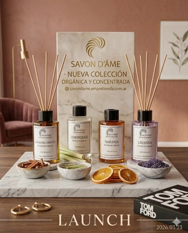 Producto - Difusor a Varilla Orgánico y Concentrado