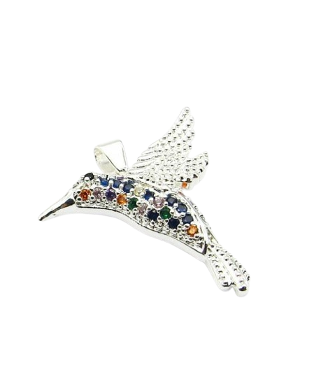 Producto - Dije COLIBRI MULTICOLOR A.B
