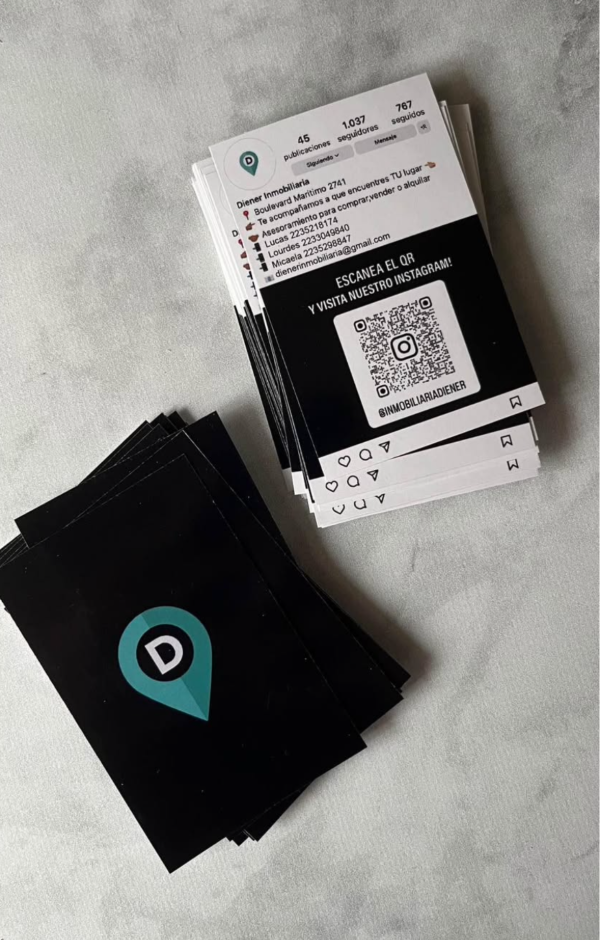 Producto - Tarjetas de Presentación Personalizadas - Frente y Dorso
