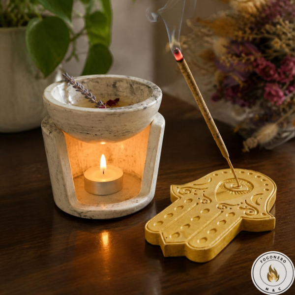 Producto - Kit Hornito Aromático + Porta Sahumerio - 8