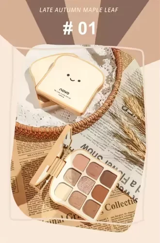 Producto - Novo Toast Paleta X9 Sombras De Ojos Mate Y C/ Brillos