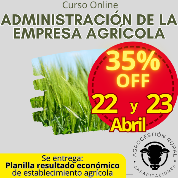 Producto - Curso Online Administración de la empresa agrícola