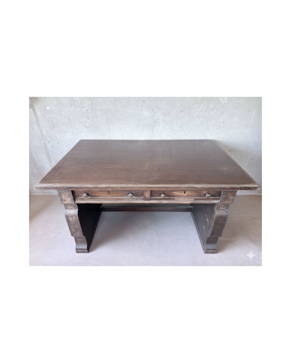 Producto - Escritorio de madera antiguo / 77x153x95