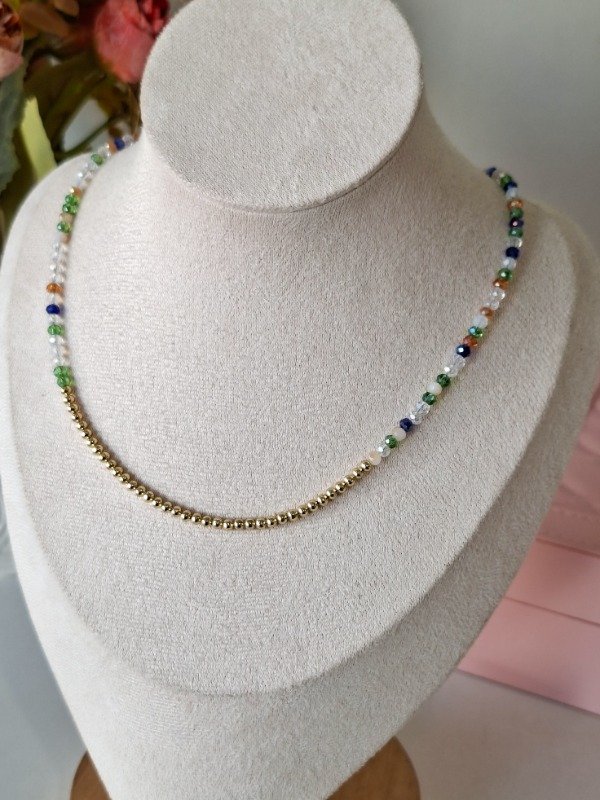 Producto - Collar Cristales y Bolitas Otoño - 0