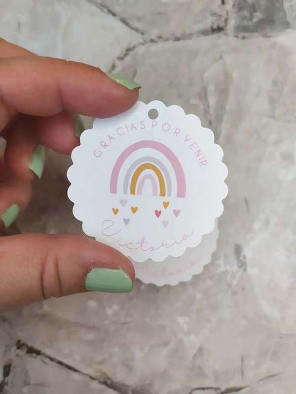 Producto - Tag Cumpleaños [Modelo Arcoíris] - 1