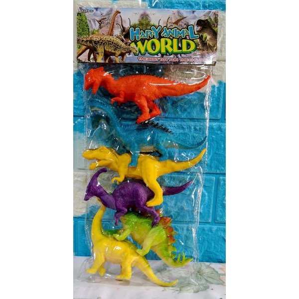Producto - Dinosaurio goma por 6