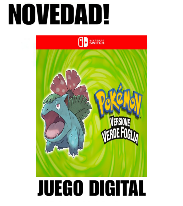 Producto - Pokemon Verde Hoja Juego digital Nintendo Switch