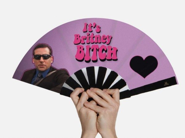 Producto - PREVENTA- Abanico " Britney Spears The Office Color" -Con accesorios-