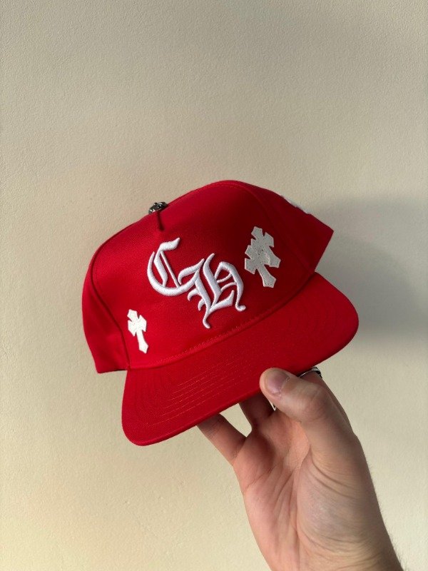 Producto - CHROME HEARTS "Cross Patch" Red